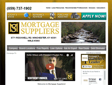 Tablet Screenshot of mortgagesuppliers.com